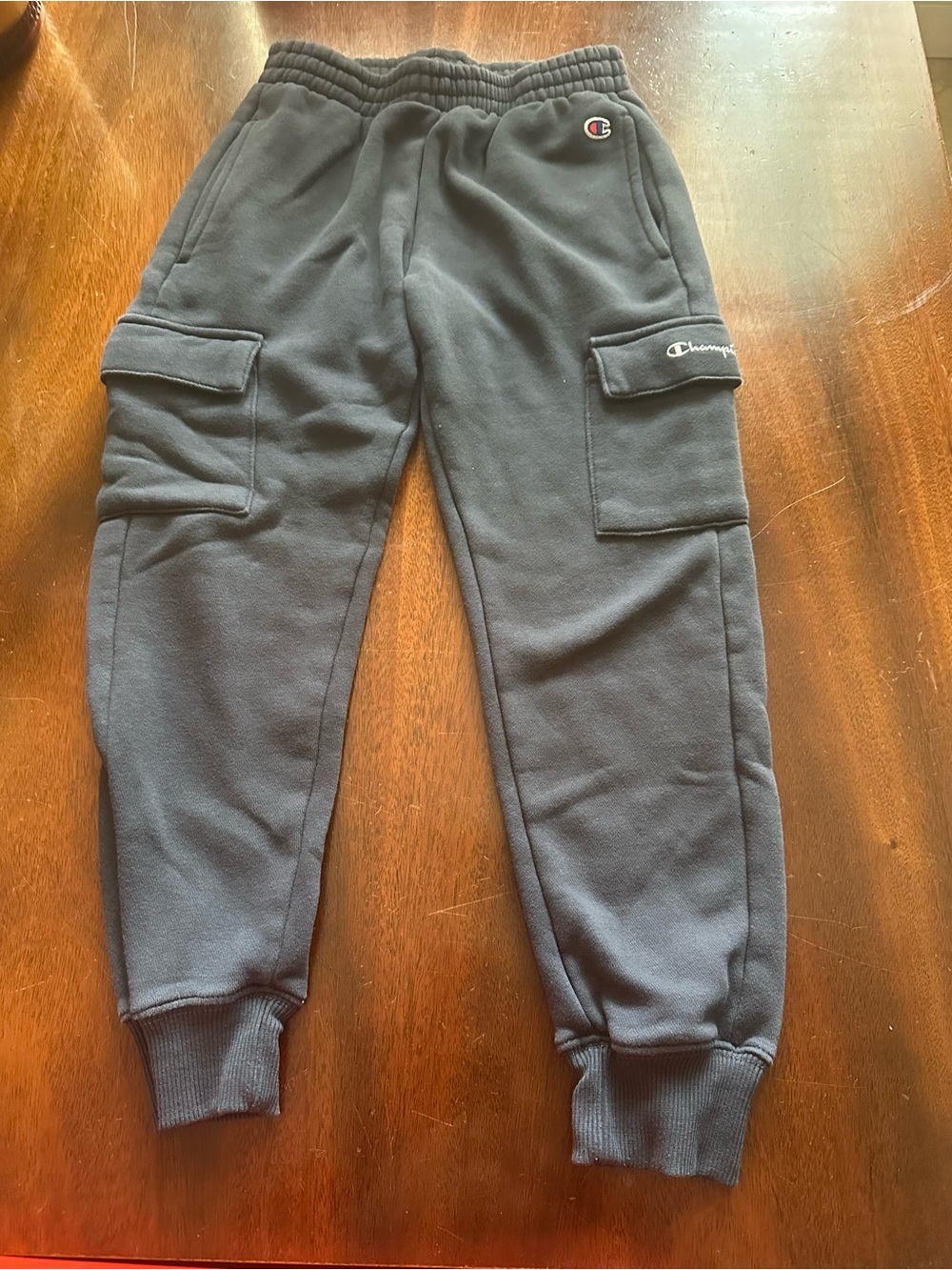 Champion Kids Cargo Joggers in Dark Gray